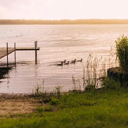 Letnisko21 - Domek Z Jacuzzi Na Tarasie, Panoramiczny Widok Na Jezioro, 38 Krokow Do Pomostu Semesterbostad Nowecin