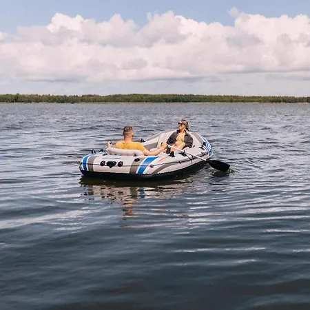 Letnisko21 - Domek Z Jacuzzi Na Tarasie, Panoramiczny Widok Na Jezioro, 38 Krokow Do Pomostu